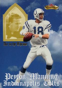 2000 Fleer Showcase - Air to the Throne #1 AT Peyton Manning Front
