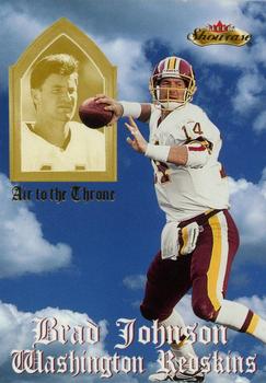 2000 Fleer Showcase - Air to the Throne #7 AT Brad Johnson Front