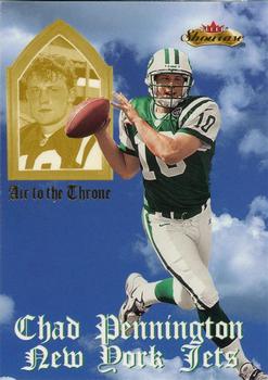 2000 Fleer Showcase - Air to the Throne #10 AT Chad Pennington Front