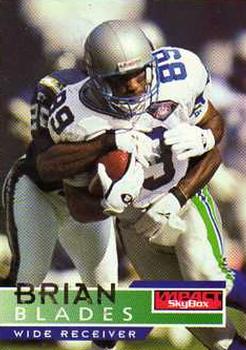 1995 SkyBox Impact #137 Brian Blades Front