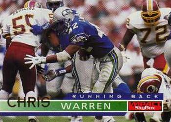 1995 SkyBox Impact #140 Chris Warren Front
