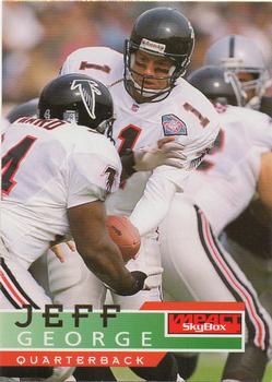 1995 SkyBox Impact #5 Jeff George Front