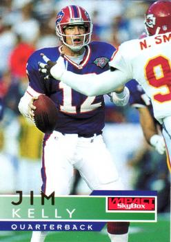 1995 SkyBox Impact #10 Jim Kelly Front