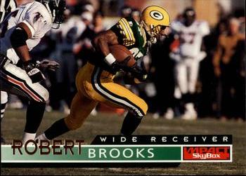 1995 SkyBox Impact #52 Robert Brooks Front