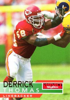 1995 SkyBox Impact #74 Derrick Thomas Front