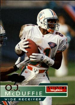 1995 SkyBox Impact #85 O.J. McDuffie Front