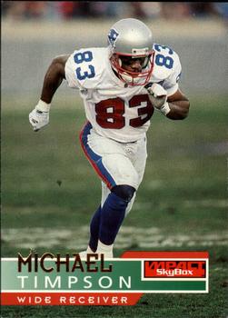 1995 SkyBox Impact #95 Michael Timpson Front