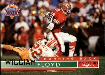 1995 SkyBox Impact #129 William Floyd Front
