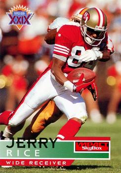 1995 SkyBox Impact #131 Jerry Rice Front