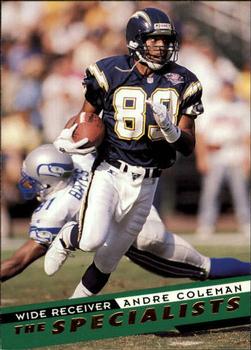 1995 SkyBox Impact #154 Andre Coleman Front