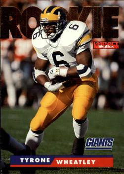 1995 SkyBox Impact #181 Tyrone Wheatley Front