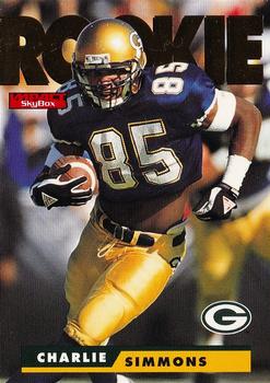 1995 SkyBox Impact #195 Charlie Simmons Front