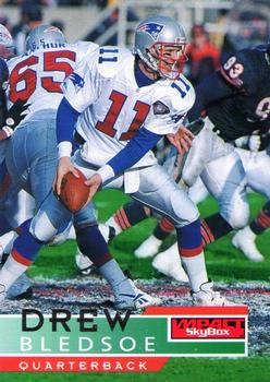 1995 SkyBox Impact #92 Drew Bledsoe Front