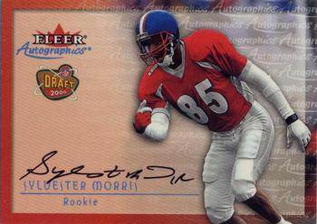 2000 Fleer Tradition - Autographics #NNO Sylvester Morris Front