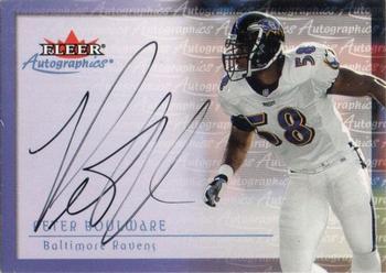 2000 Fleer Tradition - Autographics #NNO Peter Boulware Front