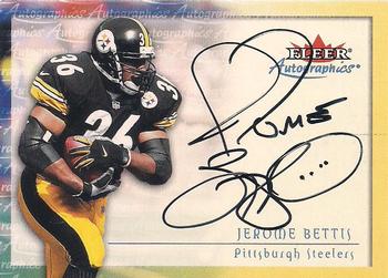 2000 Fleer Tradition - Autographics #NNO Jerome Bettis Front
