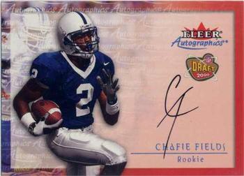 2000 Fleer Tradition - Autographics #NNO Chafie Fields Front