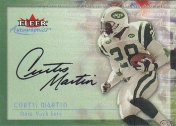 2000 Fleer Tradition - Autographics #NNO Curtis Martin Front