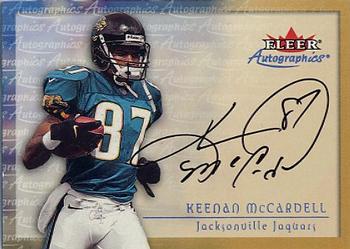 2000 Fleer Tradition - Autographics #NNO Keenan McCardell Front