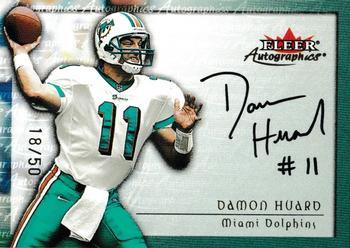 2000 Fleer Tradition - Autographics Gold #NNO Damon Huard Front