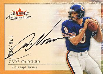 2000 Fleer Tradition - Autographics Silver #NNO Cade McNown Front