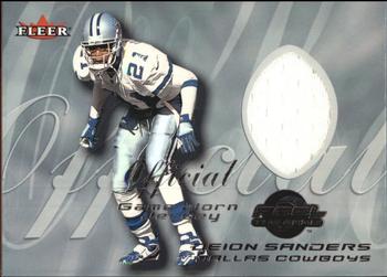 2000 Fleer Tradition - Feel the Game #NNO Deion Sanders Front