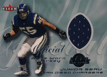 2000 Fleer Tradition - Feel the Game #NNO Junior Seau Front