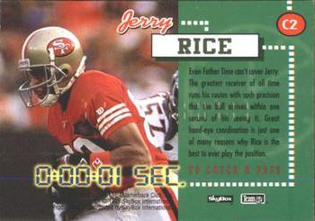 1995 SkyBox Impact - Countdown #C2 Jerry Rice Back