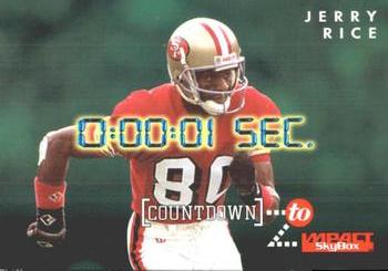 1995 SkyBox Impact - Countdown #C2 Jerry Rice Front