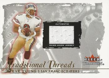 2000 Fleer Tradition Glossy - Traditional Threads #NNO Steve Young Front