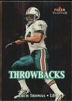 2000 Fleer Tradition - Throwbacks #19 T Zach Thomas Front