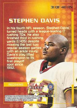 2000 Impact - Rewind '99 #31 RN Stephen Davis Back
