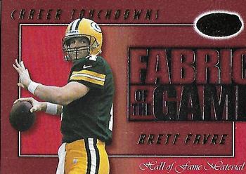 2000 Leaf Certified - Fabric of the Game #FG-29 Brett Favre Front