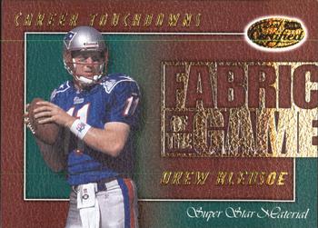 2000 Leaf Certified - Fabric of the Game #FG-34 Drew Bledsoe Front
