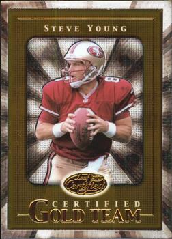 2000 Leaf Certified - Certified Gold Team #CGT16 Steve Young Front