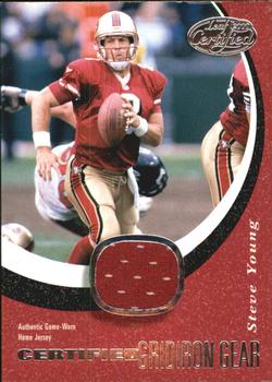 2000 Leaf Certified - Certified Gridiron Gear #CGG SY8H Steve Young Front