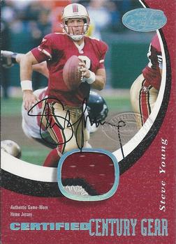 2000 Leaf Certified - Certified Century Gear #CCG SY8-H Steve Young Front
