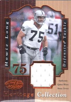 2000 Leaf Certified - Heritage Collection #HL75-A Howie Long Front
