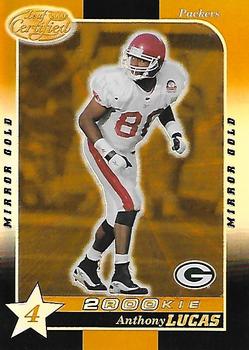 2000 Leaf Certified - Mirror Gold #199 Anthony Lucas Front