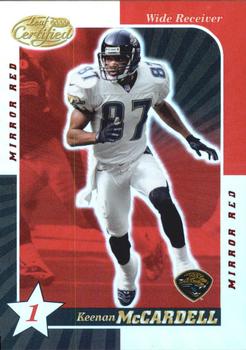 2000 Leaf Certified - Mirror Red #46 Keenan McCardell Front
