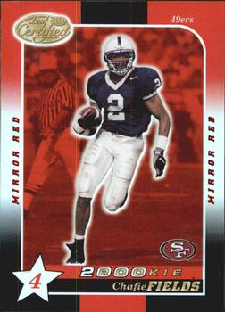 2000 Leaf Certified - Mirror Red #217 Chafie Fields Front
