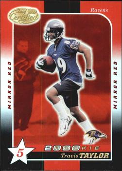 2000 Leaf Certified - Mirror Red #222 Travis Taylor Front