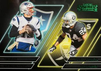 2022 Panini Contenders - Contenders Series Emerald #CS-BW Tom Brady / Charles Woodson Front