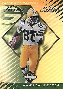 2000 Leaf Limited - Limited Edition #28 Donald Driver Front