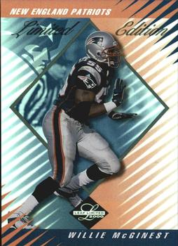2000 Leaf Limited - Limited Edition #37 Willie McGinest Front
