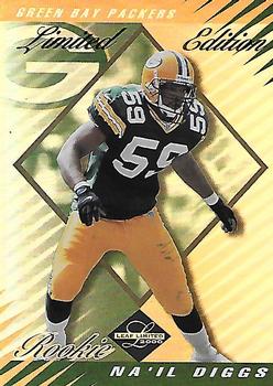 2000 Leaf Limited - Limited Edition #254 Na'il Diggs Front