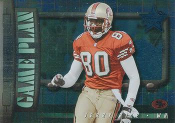 2000 Leaf Rookies & Stars - Game Plan #GP-23 Jerry Rice Front