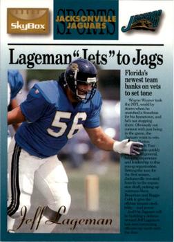 1995 SkyBox Premium #59 Jeff Lageman Front