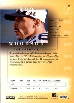 1995 SkyBox Premium #106 Rod Woodson Back
