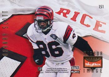 1995 SkyBox Premium #151 Jerry Rice / Darnay Scott Back